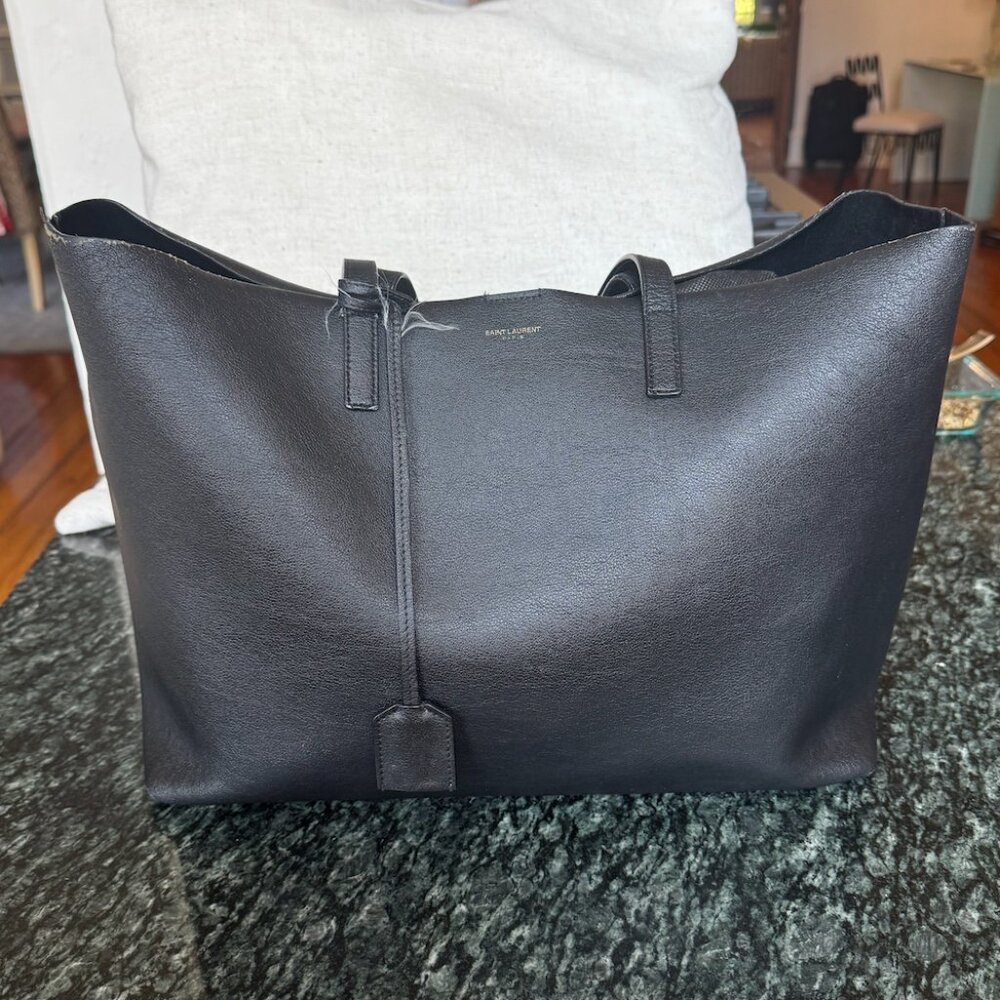 Saint Laurent Shopping Leather Tote